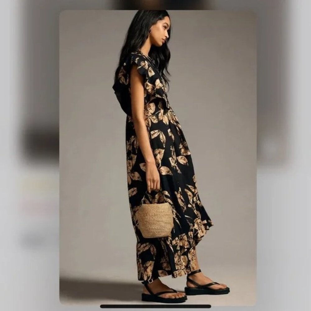 Anthropologie Maeve Cassandra Maxi Dress Size Small